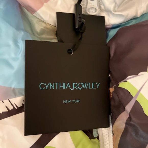 Cynthia Rowley Cropped Printed Jacket - Picture 2 of 5